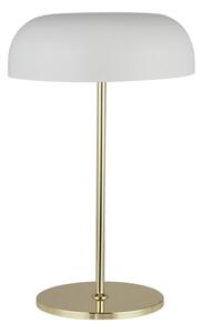 Searchlight EU60707WH - Lampada da tavolo HANOVER 2xE14/7W/230V bianco/oro