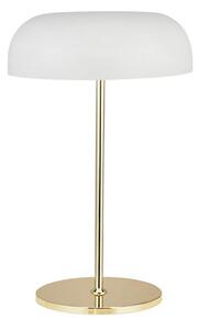 Searchlight EU60707WH - Lampada da tavolo HANOVER 2xE14/7W/230V bianco/oro