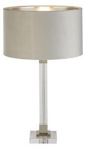 Searchlight EU67521GY - Lampada da tavolo SCARBOROUGH 1xE27/60W/230V grigio