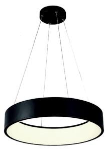 Lampadario LED a sospensione con filo LED/30W/230V 3000K diametro 45 cm nero