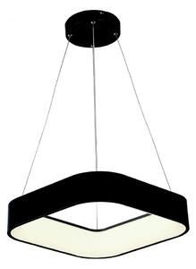 Lampadario LED a sospensione con filo LED/30W/230V 3000K 45x45 cm nero