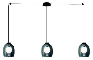 Zambelis 22146 - Lampadario a sospensione con filo 3xG9/5W/230V ragno nero