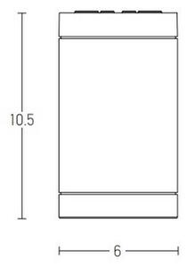 Zambelis E219 - Luce Spot da esterno 1xGU10/7W/230V IP54 nero