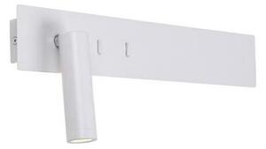 Zambelis H52 - Applique a LED LED/3W + LED/10W/230V bianco