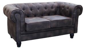 CHESTERFIELD - divano vintage in ecopelle