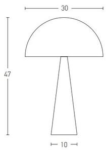 Zambelis 20211 - Lampada da tavolo 1xE27/25W/230V oro
