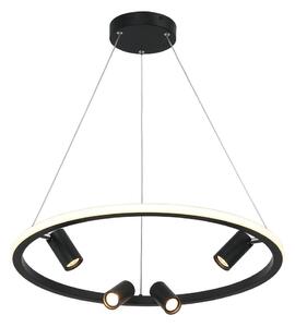 Zambelis 22012 - Lampadario a sospensione con filo LED dimmerabile LED/47W/230V diametro 60 cm nero