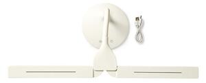 Nedis LTLG3M1WT4 - Lampada da tavolo LED dimmerabile 6W/5V 2200mAh bianca