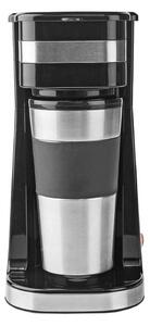 Nedis KACM300FBK - Coffee machine per one mug 0,4 l con timer e tazza da viaggio