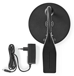 Nedis LTLGQ4M2BK - Lampada dimmerabile con ricarica wireless Qi LED/5,5W/230V 2700-6500K