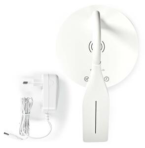 Nedis LTLGQ4M2WT - Lampada dimmerabile con ricarica wireless Qi LED/5,5W/230V 2700-6500K