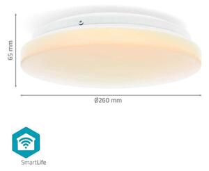 Nedis WIFILAC35WT - LED RGBW Lampada dimmerabile LED/18W/230V 2700-6500K IP44 Wi-Fi