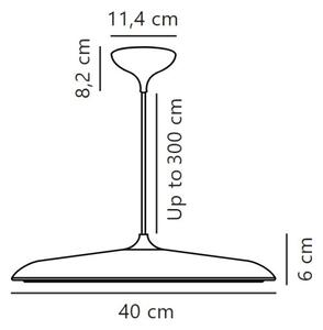 DFTP by Nordlux - Lampadario a sospensione con filo LED dimmerabile ARTIST LED/24W/230V diametro 40 cm rame