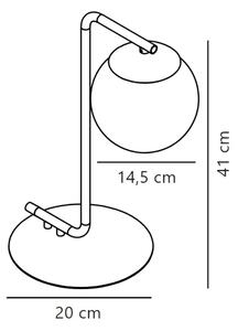 Nordlux - Lampada da tavolo GRANT 1xE14/40W/230V nero