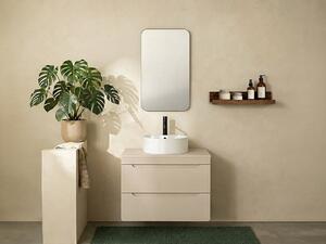 Mobile sotto lavabo sospeso con piano Beige 80 cm - ARUBA