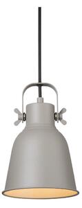 Nordlux - Lampadario a sospensione con filo ADRIAN 1xE27/25W/230V diametro 16 cm grigio