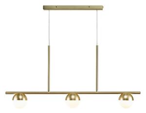 Nordlux - Lampadario a sospensione con filo CONTINA 3xG9/5W/230V ottone