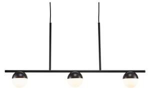 Nordlux - Lampadario a sospensione con filo CONTINA 3xG9/5W/230V nero