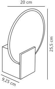Nordlux - Lampada da parete dimmerabile per bagno HESTER LED/9,5W/230V bianco