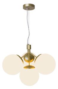 Nordlux - Lampadario a sospensione con filo IVONA 4xE27/28W/230V oro