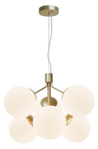 Nordlux - Lampadario a sospensione con filo IVONA 6xE27/28W/230V oro