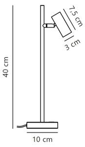 Nordlux - Lampada da tavolo dimmerabile OMARI LED/3,2W/230V bianca