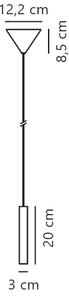Nordlux - Lampadario a sospensione con filo LED dimmerabile OMARI LED/4,4W/230V nero