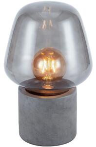 Nordlux - Lampada da tavolo CHRISTINA 1xE27/25W/230V calcestruzzo/grigio