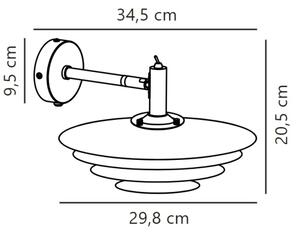 Nordlux - Applique BRETAGNE 1xG9/25W/230V bianco