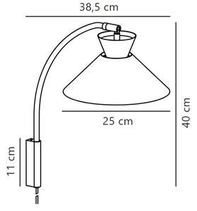 Nordlux - Applique DIAL 1xE27/40W/230V bianco