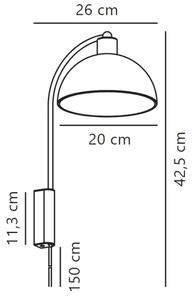 Nordlux - Applique ELLEN 1xE14/40W/230V oro
