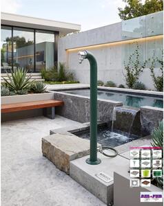 Fontana da Giardino a colonna forma di Periscopio Design Moderno Belfer Dimensioni 11x18xh 80 cm - peso 3,2 kg design , colore verde