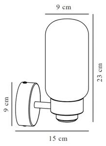 Nordlux - Applique da bagno TUTAN 1xE14/25W/230V IP44 ottone