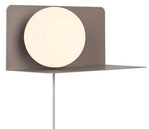 Nordlux - Applique con mensola LILIBETH 1xE14/25W/230V marrone