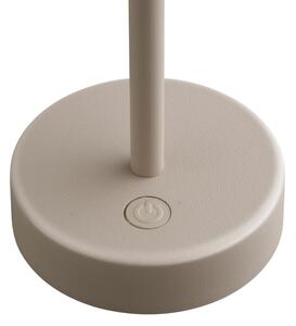 Nordlux - Lampada da tavolo LED ricaricabile e dimmerabile ELLEN LED/2,8W/3,7V IP44 beige