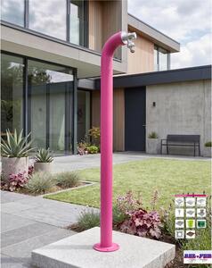 Fontana da Giardino a colonna forma di Periscopio Design Moderno Belfer Dimensioni 11x18xh 80 cm - peso 3,2 kg design , colore Ciclamino