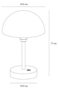 Nordlux - Lampada da tavolo LED ricaricabile e dimmerabile ELLEN LED/2,8W/3,7V IP44 beige