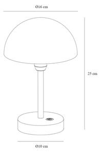 Nordlux - Lampada da tavolo LED ricaricabile dimmerabile ELLEN LED/2,8W/3,7V IP44 verde
