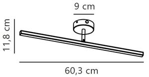 Nordlux LED illuminazione specchio bagno IP44 LED 7,2W 230V 60 cm cromo opaco