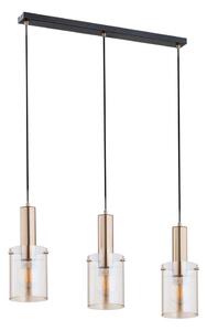 Lampadario su corda CELIA 3xE27/60W/230V oro