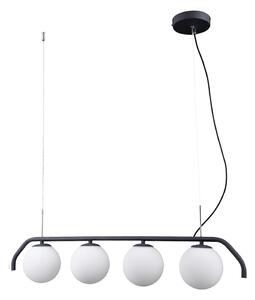 ITALUX PND-3300-4-BK - Lampadario a sospensione con filo CARIMI 4xG9/5W/230V nero