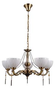 ITALUX MD38445-5 - Lampadario a sospensione con catena BAXIO 5xE27/60W/230V