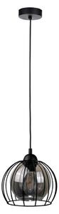 Lampadario a sospensione con filo SOLO BLACK 1xE27/60W/230V