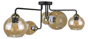 Lampadario a plafone MONDE GOLD 5xE27/60W/230V