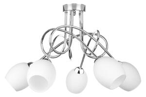 Lampadario a plafone TWIST WHITE 5xE14/40W/230V