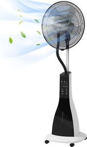 DecHome Ventilatore Nebulizzatore con Serbatoio 3 Litri 3 Modalit e 3 Velocit 44.5x38.5x120 cm colore Bianco/Nero - 0MXW112F