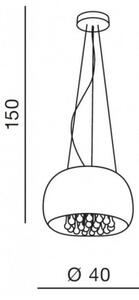 Azzardo AZ0699 - Lampadario a sospensione con filo BURN 5xG9/40W/230V