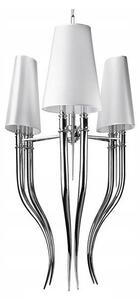 Azzardo AZ1232 - Lampadario su catena DIABLO 6xE14/11W/230V bianco