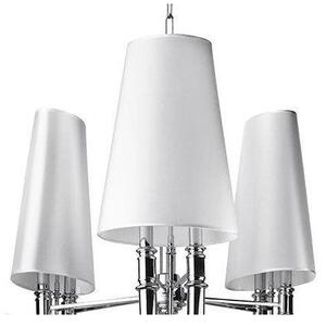 Azzardo AZ1232 - Lampadario su catena DIABLO 6xE14/11W/230V bianco