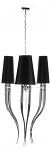 Azzardo AZ1344 - Lampadario su catena DIABLO 6xE14/11W/230V nero